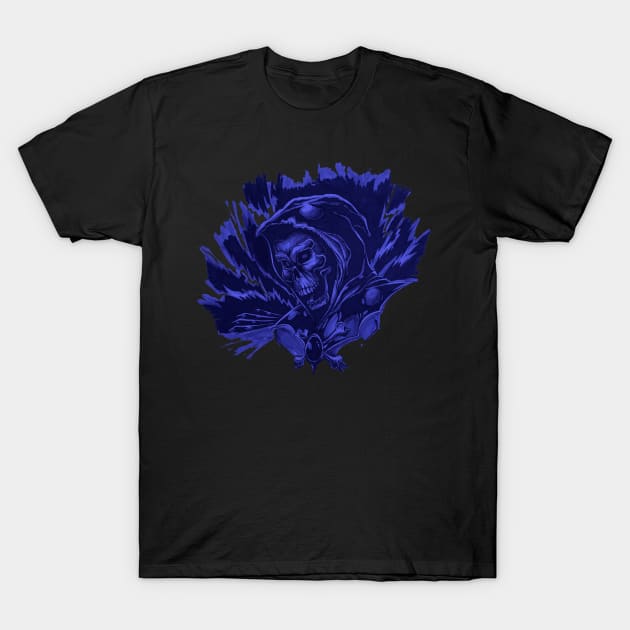 Skeletor's Fury Purple T-Shirt by SharpGraphix